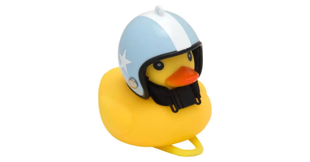 Zvonek na kolo Liix Deko Duck Racing Stripe Blue Akční Nabídka