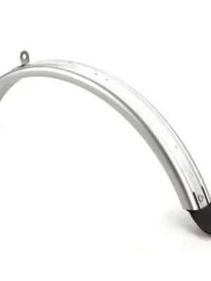 Zadní blatník se zástěrkou Brompton Rear Mudguard Blade & Flap, L Version, Silver Zlevněný