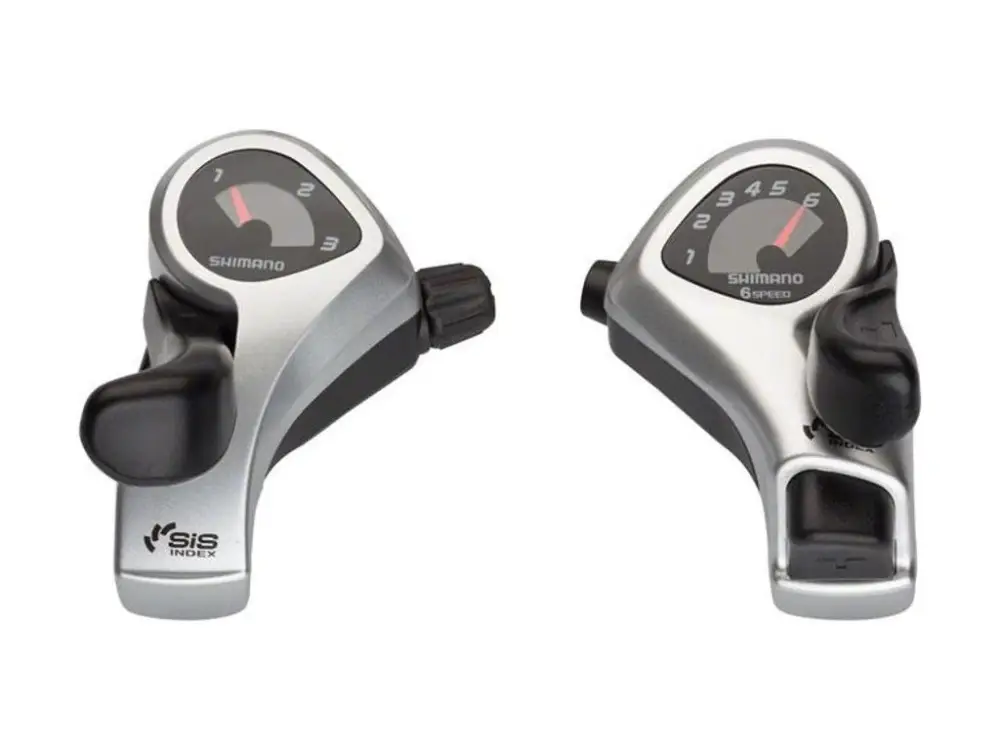Sezónní Sleva řazení SHIMANO SL-TX50-L+6 3x6 speed pár, v krabičce