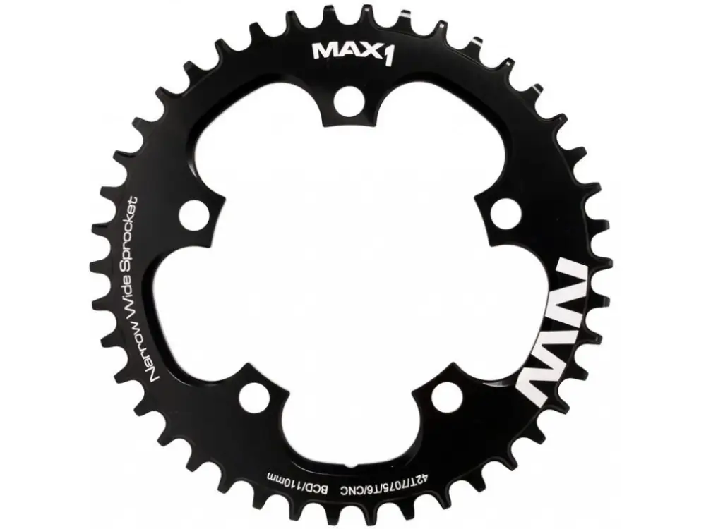 převodník MAX1 Narrow Wide BCD 110 mm 42z černý Poslední Šance