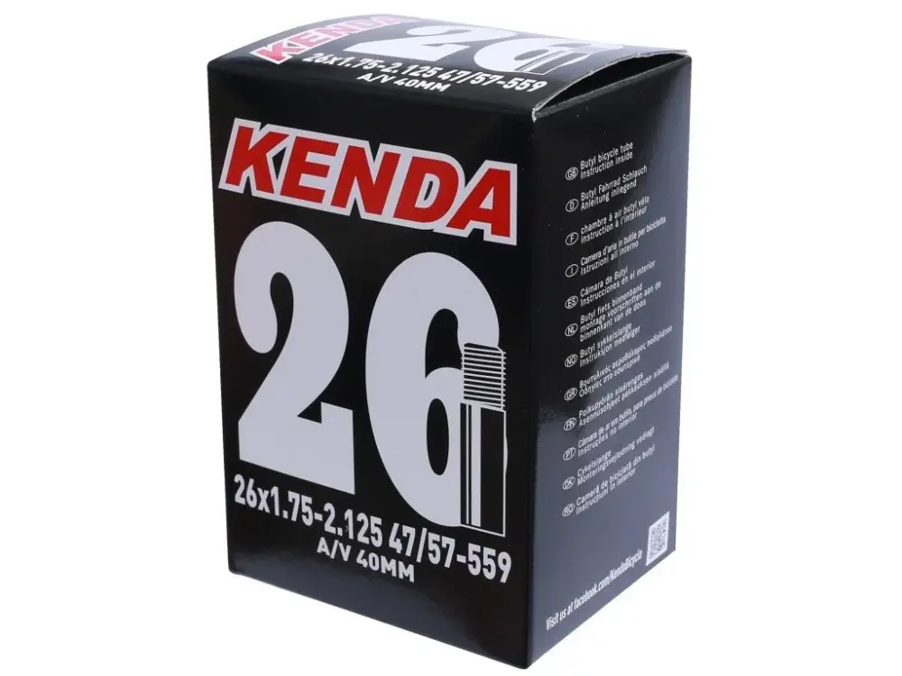 duše KENDA 26x1,75-2,125 (47/57-559) AV 40 mm Levný