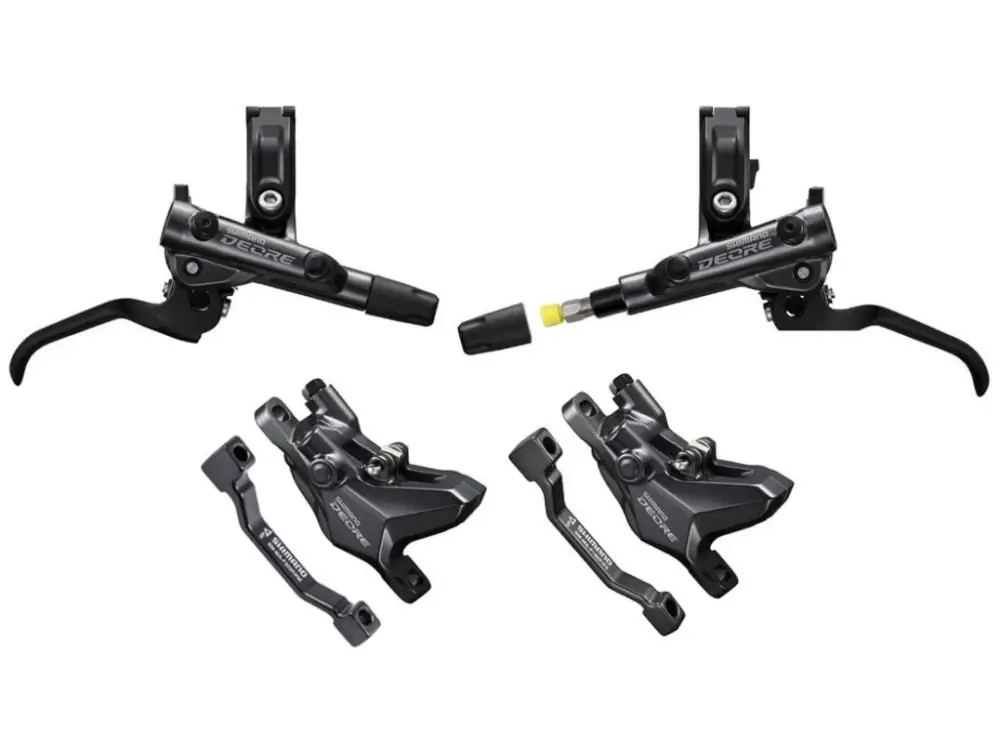 Brzda kotoučová SHIMANO Deore M6100 p+z (800+1600 mm) komplet bez kotoučů, (zadní J-kit) Ověřený