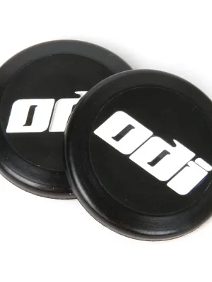 Zlevněný Koncovky ke gripům ODI MTB Lock-On nylon nacvakávací Black
