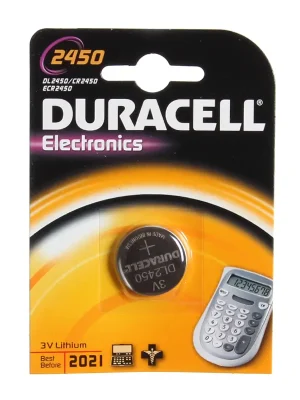 Expresní Doručení Baterie knoflíková CR 2450 Lithium Duracell blistr 1 ks