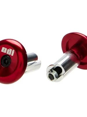 Vysoce Kvalitní Koncovky řidítek ODI Aluminium End Plugs - Red