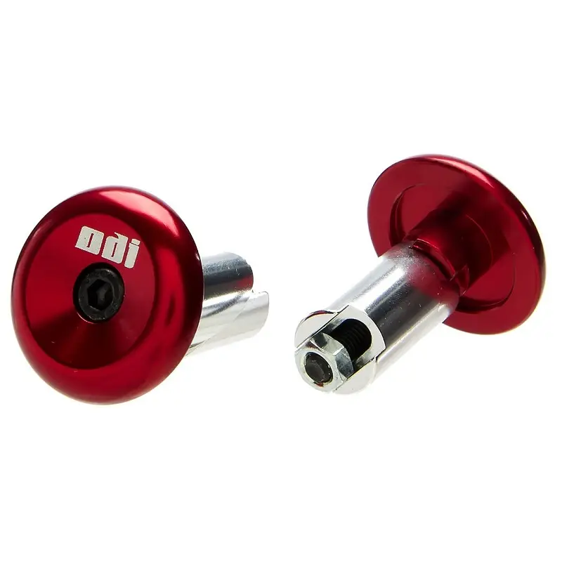 Vysoce Kvalitní Koncovky řidítek ODI Aluminium End Plugs - Red