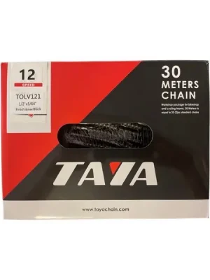Rychlé Dodání Řetěz 12sp. TAYA TOLV-121, metráž 30 m - silver/black