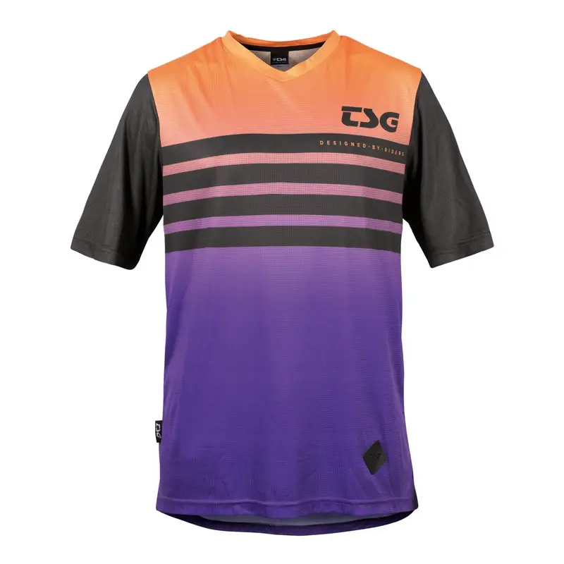 Ověřený Dres TSG Waft Jersey krátký rukáv purple orange, M