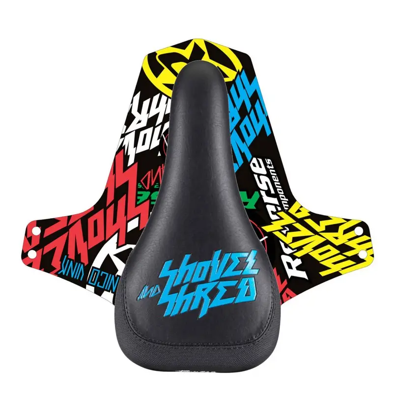 Ihned K Objednání Sedlo Reverse Nico Vink Shovel and Shred Black / Light-Blue + blatníček