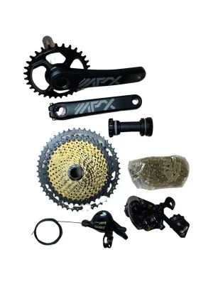 Výhodná Nabídka Sada S-Ride kompletní pohon 1x12 M600 11-50z Gold