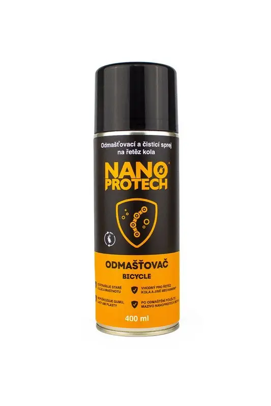 Vrácení Zdarma Odmašťovač a čistící sprej na kolo Nanoprotech Bicycle 400 ml