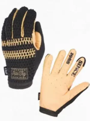 Rukavice TSG Slim Knit Black/yellow, XL Cenová Bomba