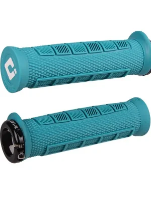 Značkový Gripy MTB ODI Elite Pro Lock-On Yeti Turquiose