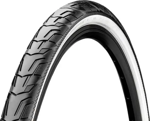 Sleva Plášť CONTINENTAL Ride City reflex drát black/white - 700x47C