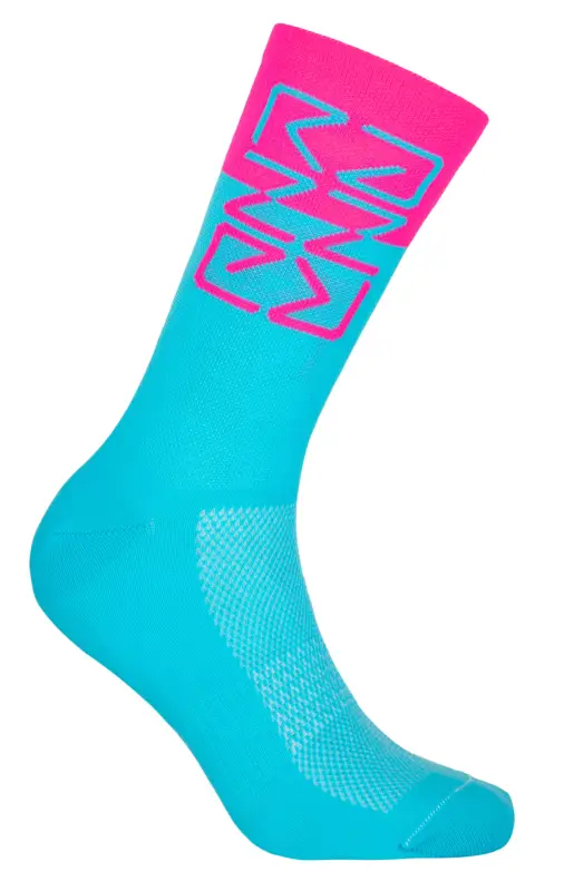 Víkendová Akce Ponožky PELLS Razzer Cyan/Pink - 43-45