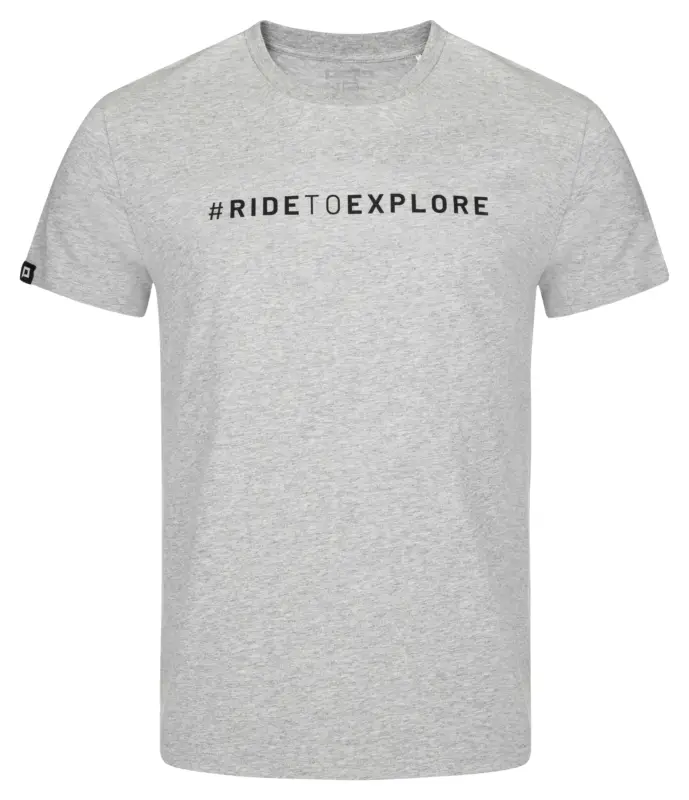 Triko PELLS Journey s logem #RIDETOEXPLORE Grey - S Top Prodej