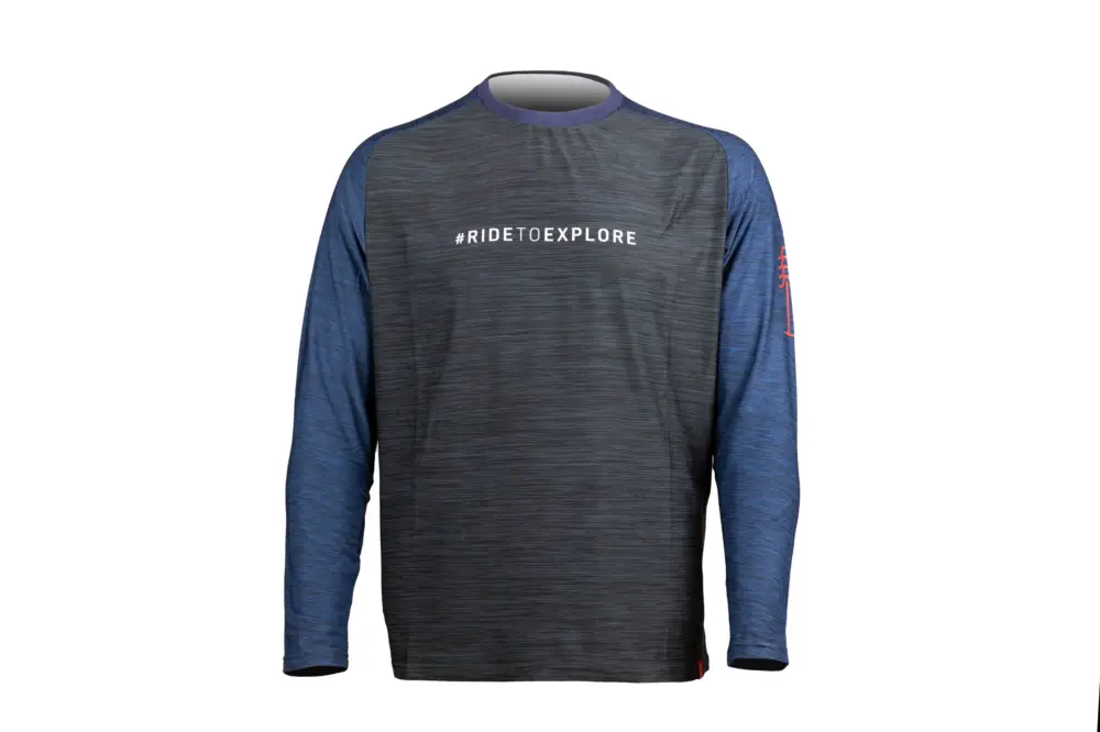 Dres s dlouhým rukávem PELLS Zone Black/Blue - S Oblíbený