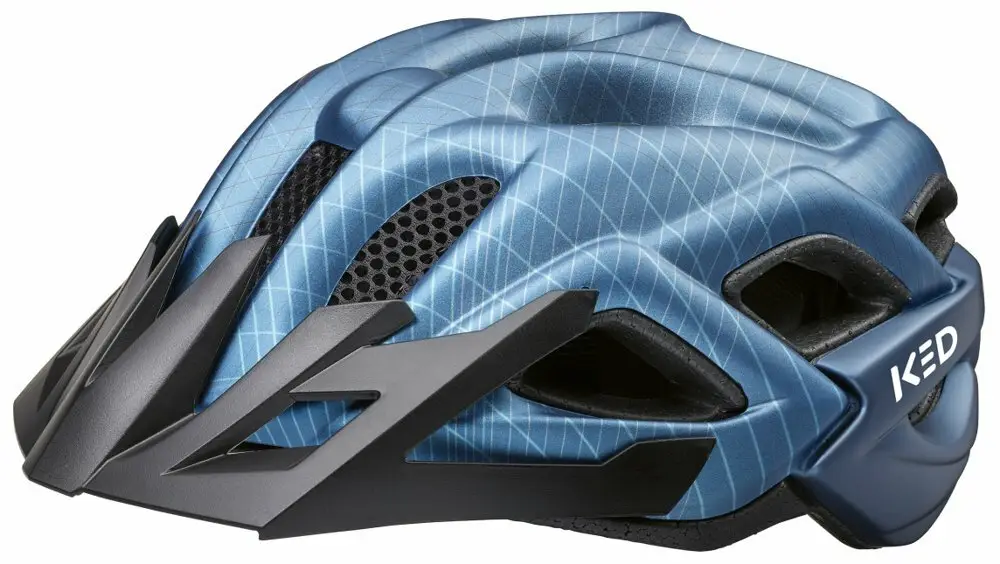 Výprodej přilba KED Status Junior S petrol blue matt 49-54 cm