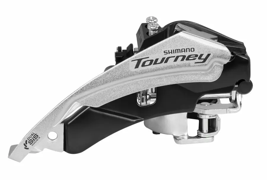 Speciální Cena přesmykač SHIMANO FD-TY500TSM6, O 31,8-34,9 Top Swing, Dual pull 42 zubů, pro 6/7speed