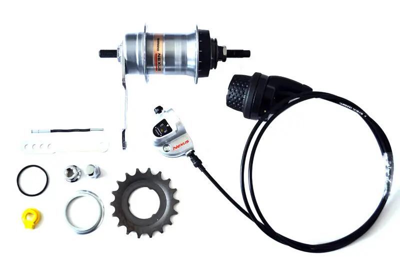 Nízká Cena náboj SHIMANO Nexus kompletní 3 rychlostní INTER-3, 18 zubů