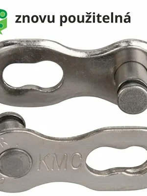 spojka řetězu KMC 7-8REPT povrch, šedý 7,1 mm, 2 ks na blistru, cena za balení Finální Výprodej