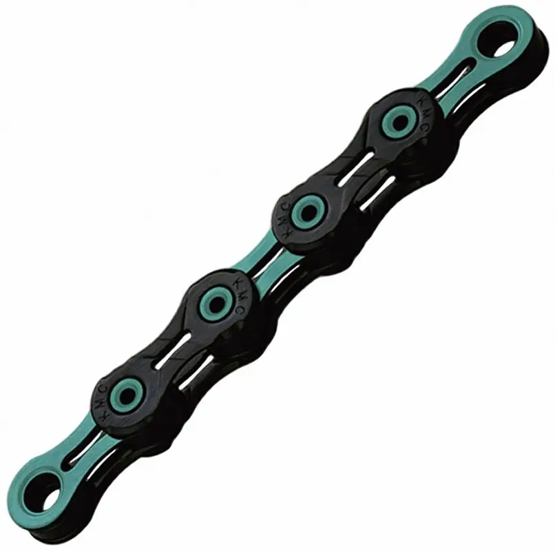 Objednat Nyní řetěz KMC DLC SL 11 mentolovo/černý v krabičce 118 čl.