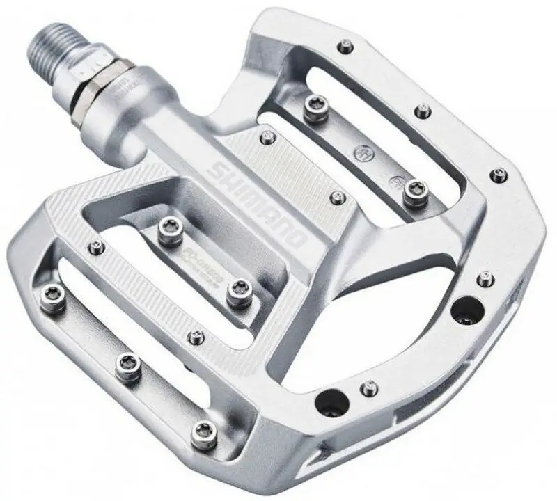 pedály SHIMANO PD-GR500 Flat stříbrné v krabičce Hit Sezóny