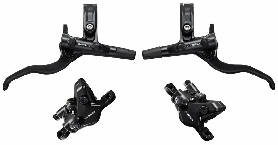 brzda kotoučová SHIMANO Deore MT410 p+z (750+1450 mm) komplet bez kotoučů, (zadní J-kit) Bezpečná Platba
