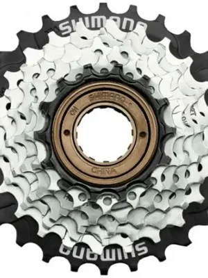 7-kolo SHIMANO MF-TZ510 14-28 zubů, hnědé/černé, v krabičce Cenová Bomba