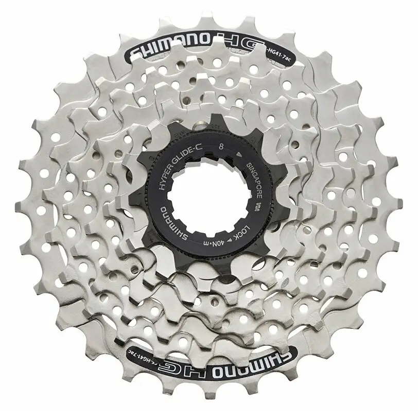 Vrácení Zdarma 7-kazeta SHIMANO CS-HG41 11-28 zubů, stříbrná v krabičce