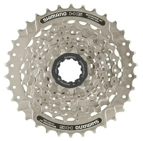 Ověřený 8-kazeta SHIMANO CS-HG41 11-34 zubů Megarange