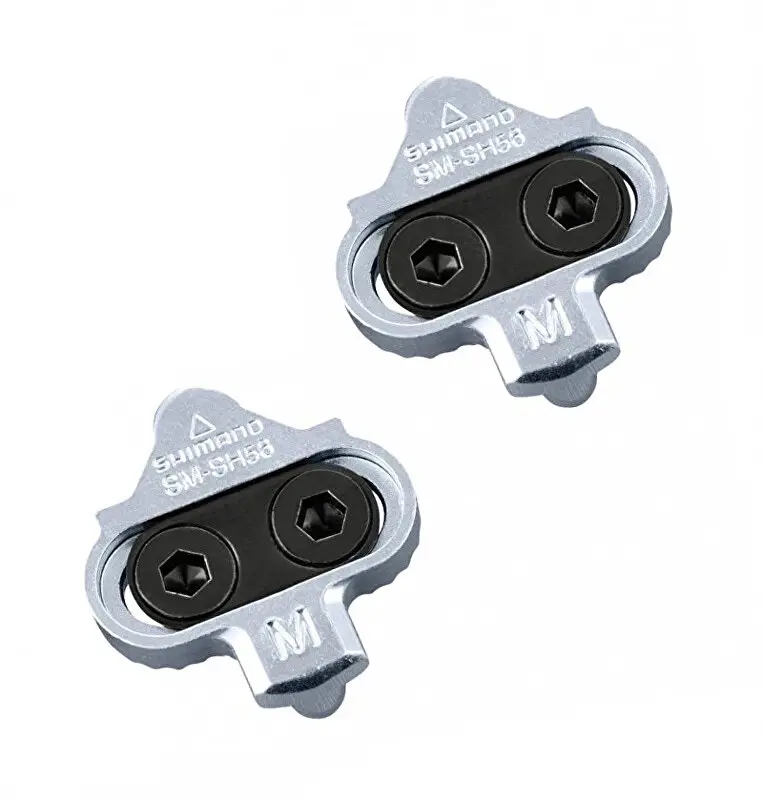 kufry SHIMANO MTB SPD SM-SH56 stříbrné, v krabičce Nová Kolekce