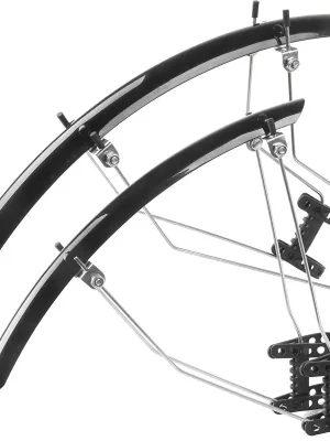 Jen Po Omezenou Doba blatníky set M-WAVE 28" Race silniční, černé 33mm