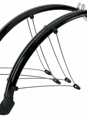 blatníky set OLYMPIK 28"/29" MTB/Trek, 56 mm, černé Nová Kolekce
