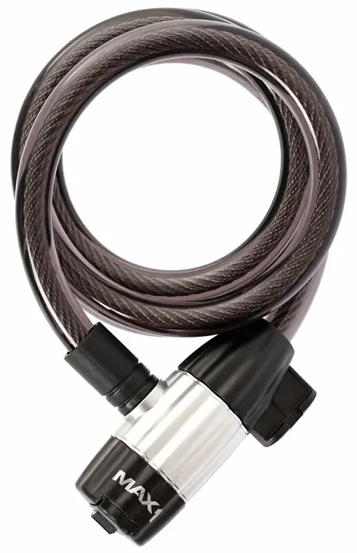 zámek spirála MAX1 1200x12 mm 4 klíče Horká Nabídka
