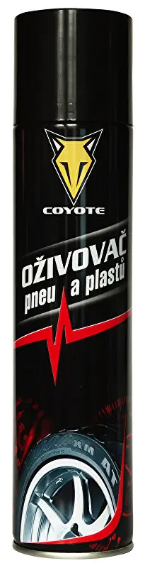 Autentický oživovač pneu a plastů COYOTE Profi spray 400 ml