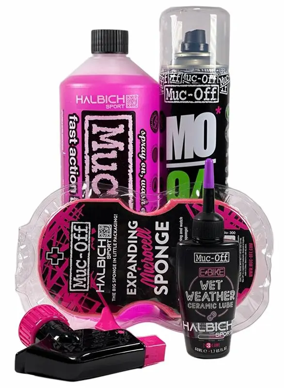 Sleva sada MUC-OFF E-Bike Clean, PROTECT & LUBE KIT - Základní sada