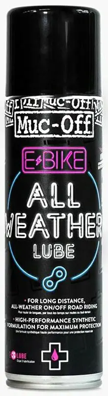 mazivo MUC-OFF E-Bike All Weather Chain Lube 250 ml Autentický