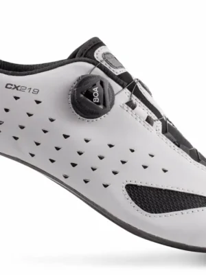 Značkový tretry LAKE CX219 Carbon reflexní stříbrná/černá vel.43,5