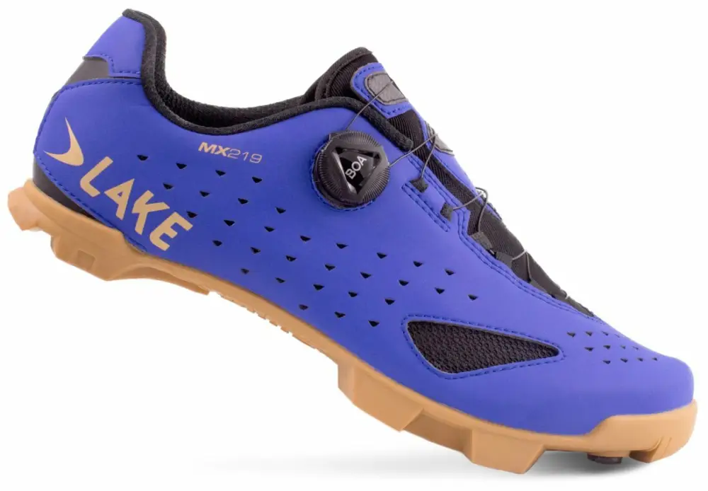 tretry LAKE MX219 Carbon sytá modrá/zlatá vel.46 Sleva