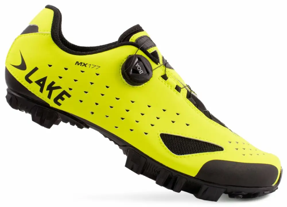 tretry LAKE MX177 fluo žlutá/černá vel.45 wide Ověřený