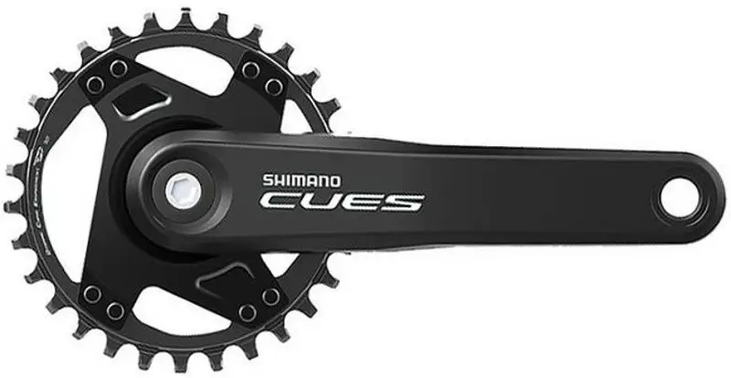 kliky SHIMANO Cues FC-U4000-1, 175mm, 30 zubů, černé, 11,10,9 speed, pro osu čtyřhran, v krabičce Expresní Doručení