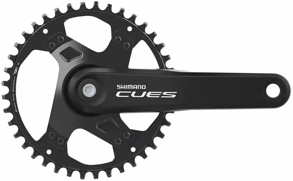 kliky SHIMANO Cues FC-U4000-1, 175mm, 40 zubů, černé, 11,10,9 speed, pro osu čtyřhran, v krabičce Top Prodej