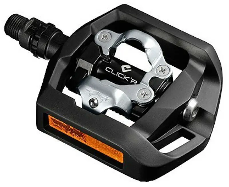 Sleva pedály SPD SHIMANO PD-T421 s klecí a s kufry SM-SH56 černé, v krabičce