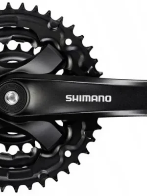 Vysoce Kvalitní kliky SHIMANO Tourney FC-TY301-L 175mm 42-34-24 zubů, černé