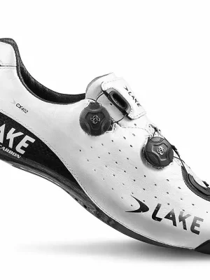 Oblíbený tretry LAKE CX402 Carbon bílo/černé vel.45,5 Speedplay