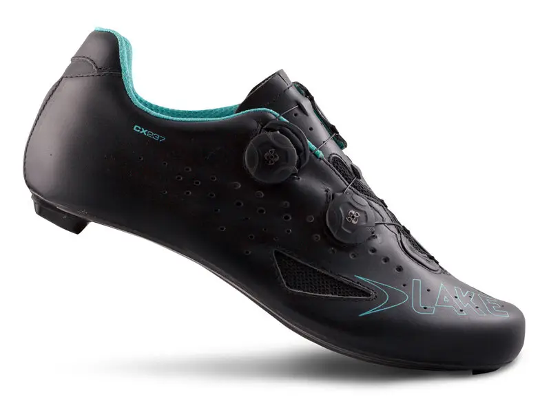 tretry LAKE CX237 Carbon černo/modré vel.38 Doprava Zdarma