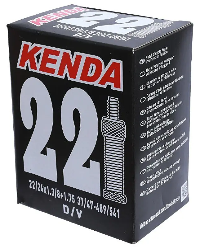 Levný duše KENDA 22x1 3/8(32/37-489/501) DV 28 mm