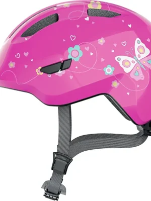 Akční Cena přilba ABUS Smiley 3.0 pink butterfly M