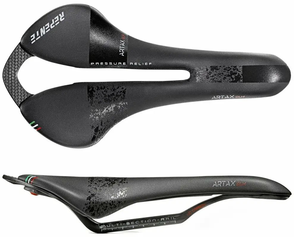 Horká Nabídka sedlo REPENTE Artax GLM černé / 142 mm / 160 g